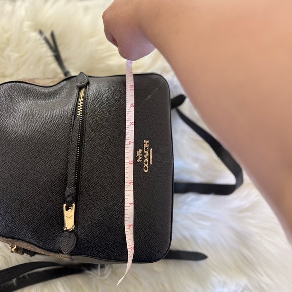 Coach Black and Brown Leather Backpack - Picture 5 of 5